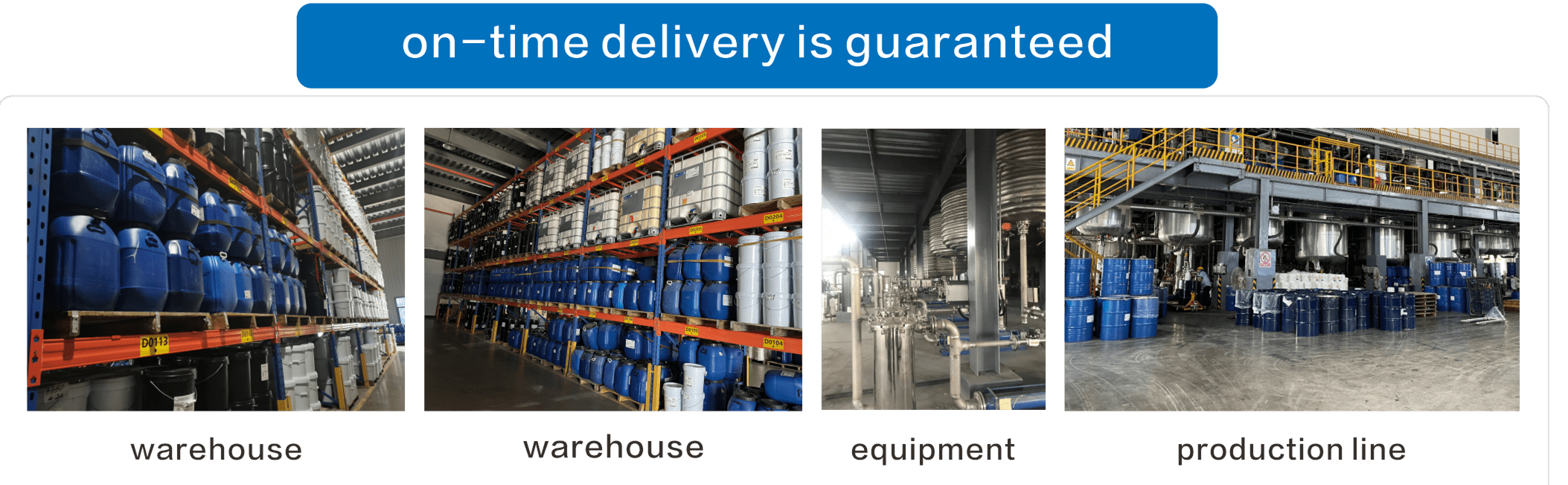 Water-based adhesive production workshop