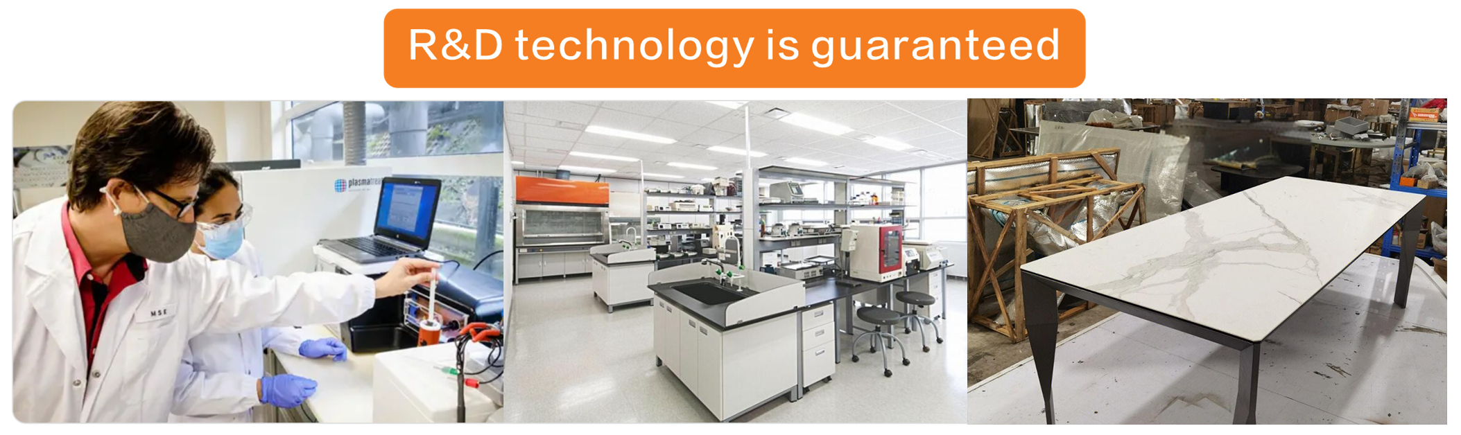 Sintered stone veneering adhesive laboratory