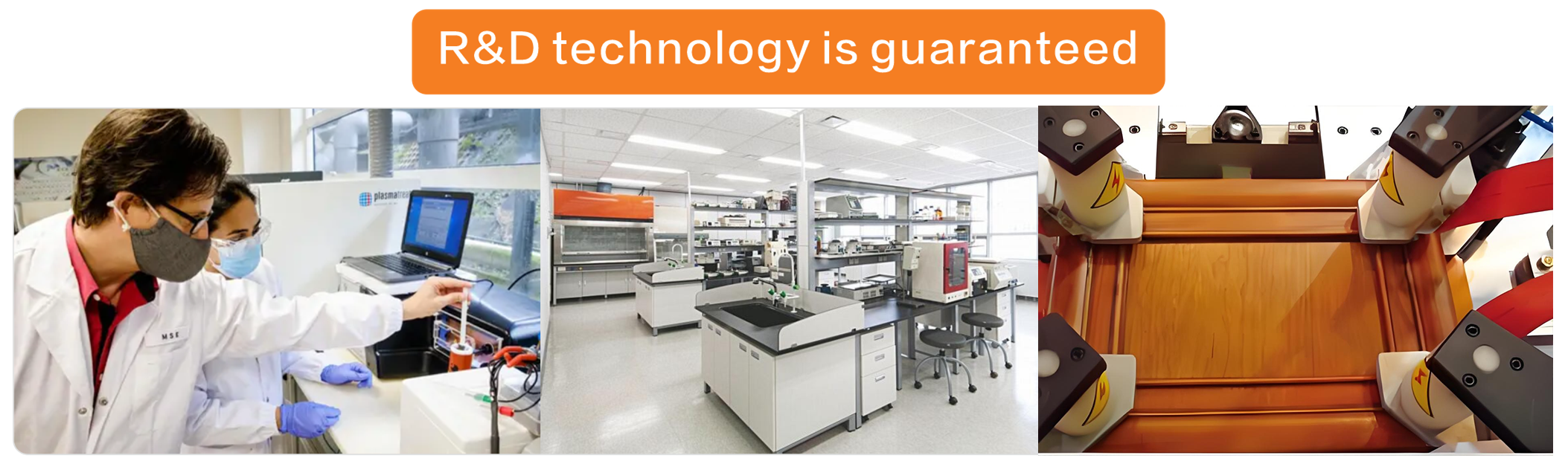 High frequency panel assembly adhesive laboratory