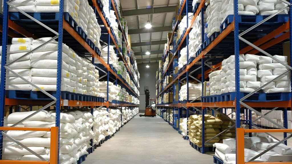 Raw material warehouse