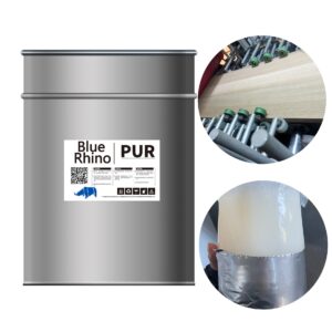 PUR hot melt adhesive for profile wrapping