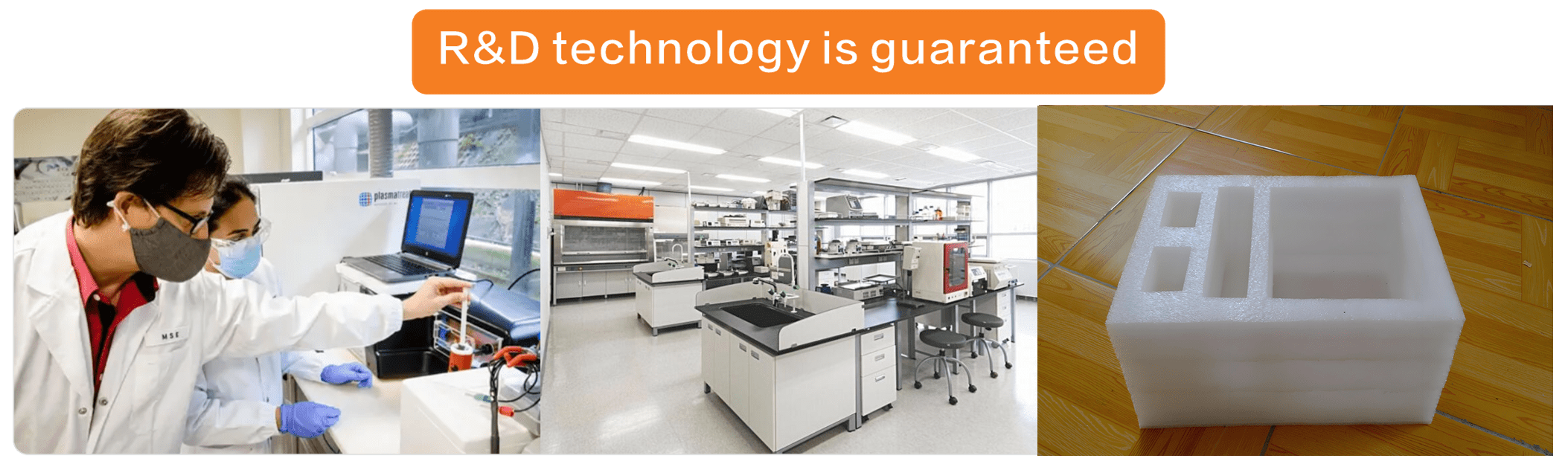 EPE foam hot melt adhesive laboratory