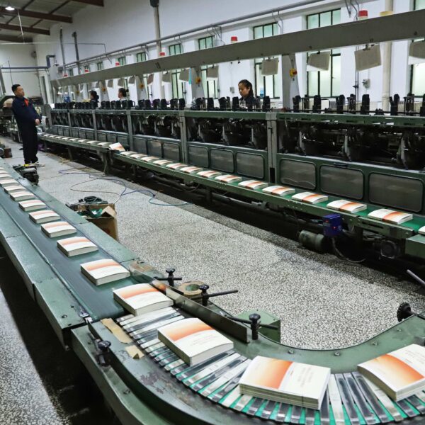 Hot melt adhesive production line for book binding